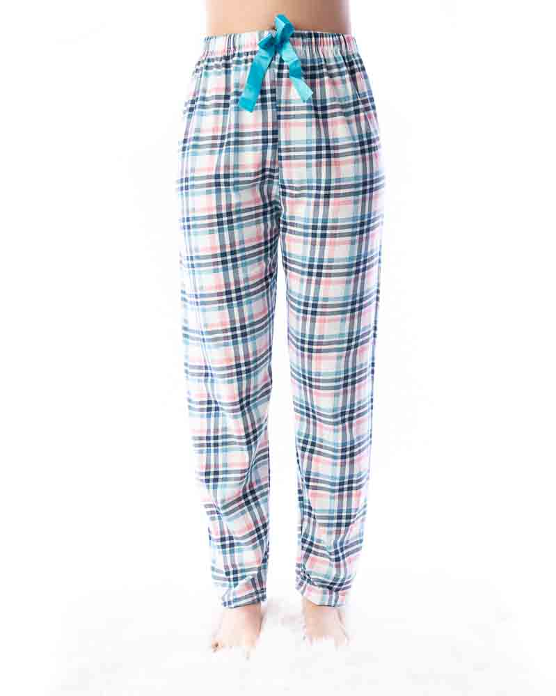 Pyžamové nohavice KARO - modré