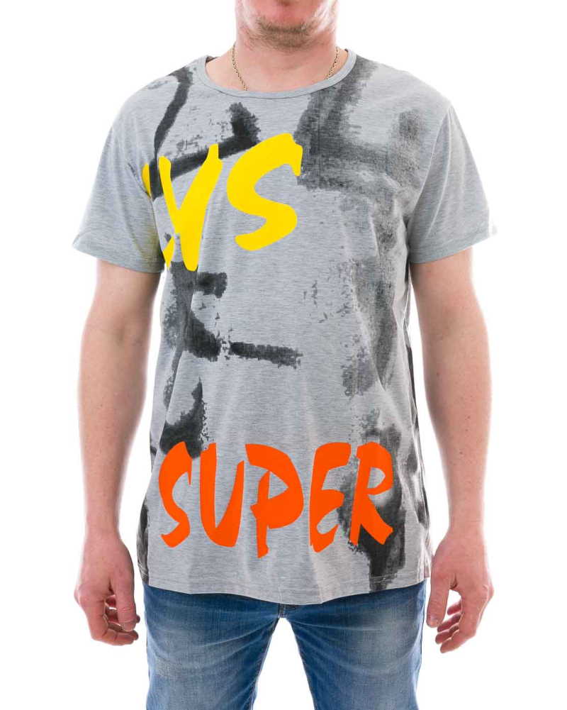 Pánske tričko SUPER - sivé