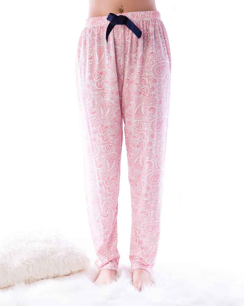 Pyžamové nohavice *ETNO* - ružové