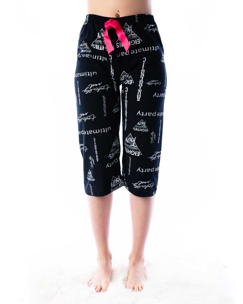 3/4 pyžamové nohavice ULTIMATE - čierne